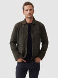 Rodd & Gunn Somerset Lightweight Suede Leather Jacket, Mouse