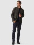 Rodd & Gunn Somerset Lightweight Suede Leather Jacket, Mouse