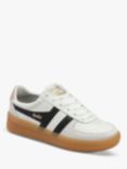 Gola Grandslam Elite Leather Trainers, White/Black/Chalk/Pink