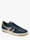 Gola Classics Hawk Leather Trainers, Navy/White