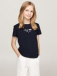 Tommy Hilfiger Kids' NYC Foil Tee, Desert Sky