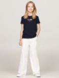 Tommy Hilfiger Kids' NYC Foil Tee, Desert Sky