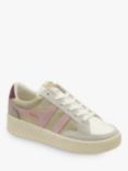 Gola Classics Superslam Blaze Trainers, Gold/Chalk/Pink/Wine