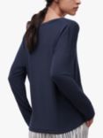 Femilet Yara Soft Feel Long Sleeve Pyjama Top, Dark Blue