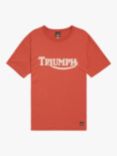 Triumph Motorcycles Fork Seal T-Shirt, Rust