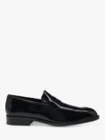 HUGO BOSS Patent Leather Loafers, Black