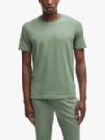 HUGO BOSS Short Sleeve Lounge Top, Light/Pastel Green