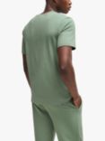 HUGO BOSS Short Sleeve Lounge Top, Light/Pastel Green