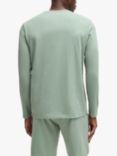 HUGO BOSS Long Sleeve Lounge Top, Light/Pastel Green