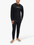 BOSS Metallic Long Sleeve Pyjama Gift Set, Black