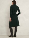 Hobbs Pricilla Midi Shirt Dress, Rich Green