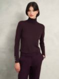 Hobbs Lara Merino Wool Roll Neck Jumper