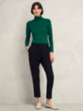 Hobbs Mischa Roll Neck Top, Agate Green