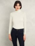 Hobbs Mischa Roll Neck Top, Hobbs Ivory