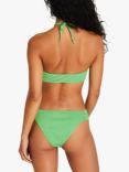 Accessorize Textured Halter Bikini Top, Green