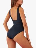 Accessorize Scallop Shaping Swimsuit, Black