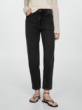 Mango Mom Jeans, Black