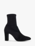 Dune Optilly Suede Heeled Ankle Boots, Black