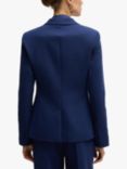 BOSS Wool Blend Double Breasted Blazer, Blue