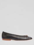 L.K.Bennett Briella Leather Ballerina Pumps