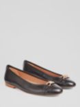 L.K.Bennett Briella Leather Ballerina Pumps