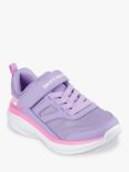 Skechers Kids' Boundless Trainers, Lavender/Pink