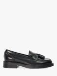 Dune Garda Wide Fit Leather Loafers, Black