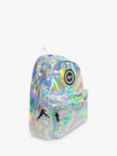 Hype Kids' Holographic Badge Backpack, Silver