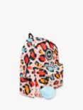 Hype Kids' Star Leopard Badge Backpack, Multi