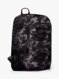 Hype Kids' Mono Camo Maxi Backpack, Black/Grey