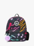 Hype Kids' Scratches Badge Backpack, Black/Multi