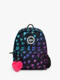 Hype Kids' Scribble Heart Badge Backpack, Multi