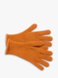 Celtic & Co. Ribbed Lambswool Gloves, Saffron