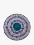 Celtic & Co. Fair Isle Lambswool Beret, Icelandic Blue