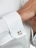 Simon Carter Bauhaus Lines Cufflinks, Silver/Multi