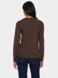 Saint Tropez Mila Long Sleeve Jumper, Dark Oak