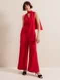 Phase Eight Elika Wide Leg Jumpsuit, Red