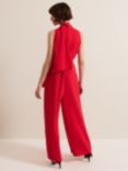 Phase Eight Elika Wide Leg Jumpsuit, Red