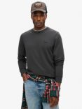 Superdry Classic Essential Sweatshirt, Washed Black