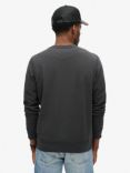 Superdry Classic Essential Sweatshirt, Washed Black