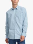 Casual Friday Alvin Long Sleeve Dobby Striped Shirt, Placid Blue