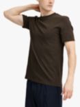 Casual Friday Thor Short Sleeve Micro Stripe T-Shirt, Desert Palm