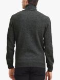 Casual Friday Bounty Wool Blend Roll Neck Jumper, Pewter Mix