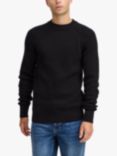 Casual Friday Kristian Cotton Knit Crew Jumper, Dark Navy