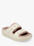 Crocs Classic Cozzzy Faux Fur Lined Slider Sandals