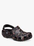 Crocs Classic Graphic Clogs, Black