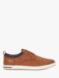 Dune Travels Wide Fit Lace-Up Trainers, Tan