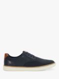 Dune Trustees Wide Fit Lace-Up Trainers, Navy