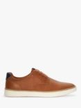 Dune Trustees Wide Fit Lace-Up Trainers, Tan