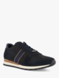 Dune Treck Wide Fit Nubuck Trainers, Navy-Nubuck